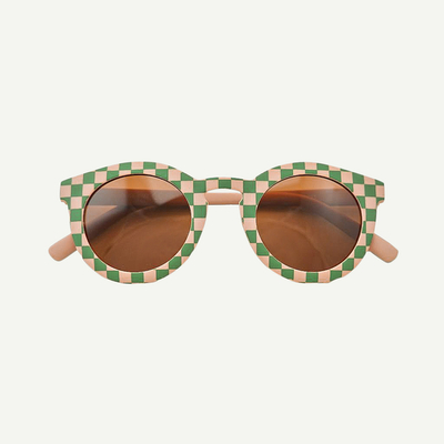 Girl radius - SUNGLASSES FOR CHILDREN 3 YEARS+ IN CLASSIC GREEN AND PINK CHECK