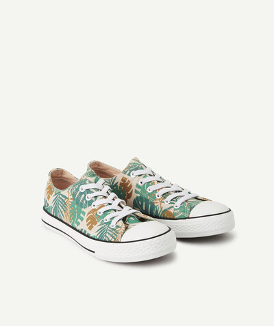 Shoes, booties radius - TRAINERS IN PRINTED CANVAS