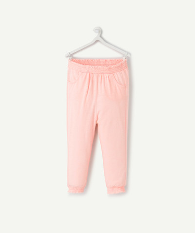 Outlet radius - TROUSERS IN FLUORESCENT PINK COTTON