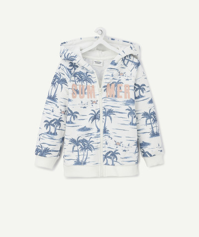 Our summer prints radius - PRINTED SWEATSHIRT IN BLUE WHITE AND PINK