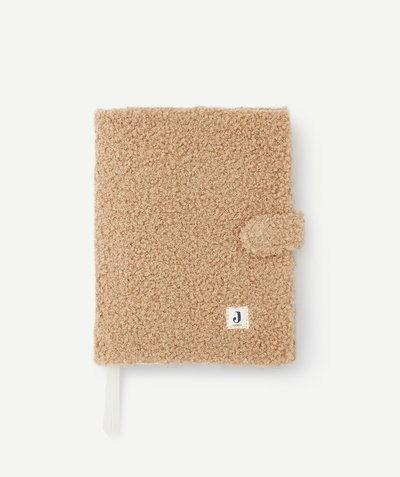 Accessories radius - HEALTH RECORD BOOK PROTECTOR 23 x 17 CM IN BISCUIT-COLOUR BOUCLE