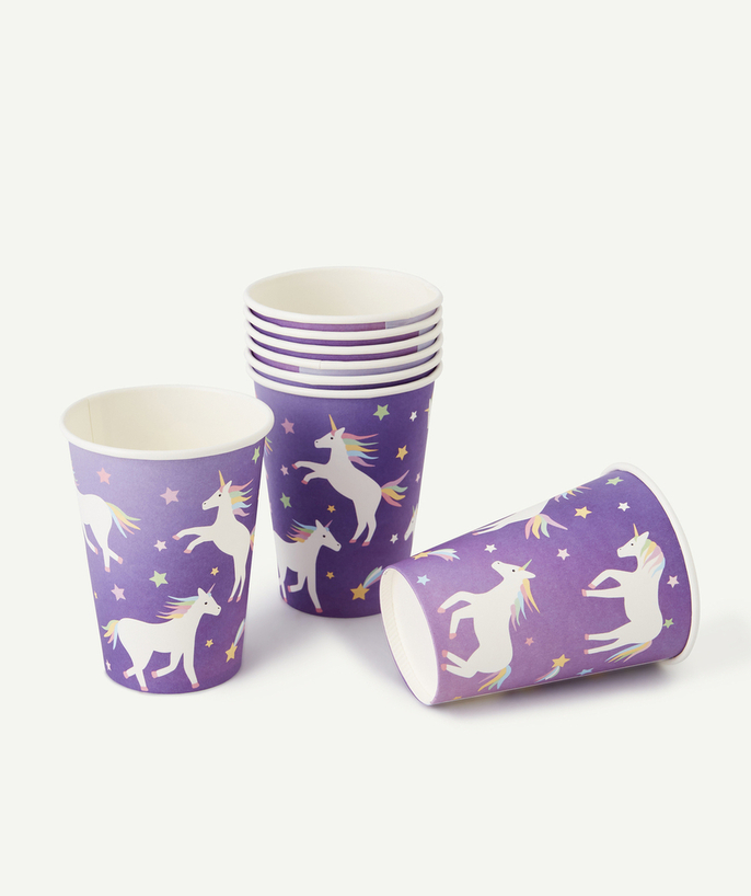 MY LITTLE DAY ® Rayon - 8 GOBELETS LICORNE GALACTIQUE