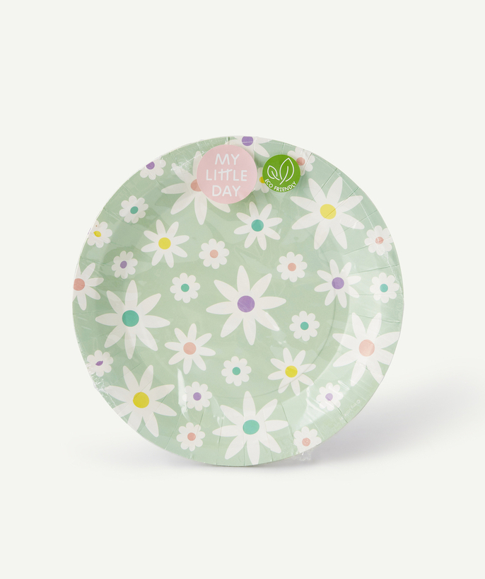 MY LITTLE DAY ® Rayon - 8 ASSIETTES MARGUERITES