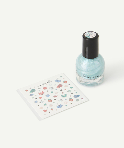 New collection Sub radius in - FAIRY BLUE VARNISH AND TATTOO SHEET