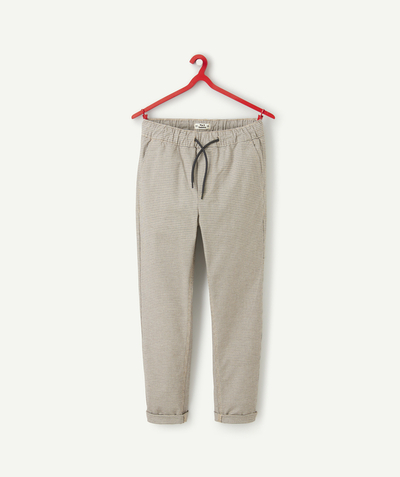 Our latest looks radius - BOYS' CHECKED TROUSERS