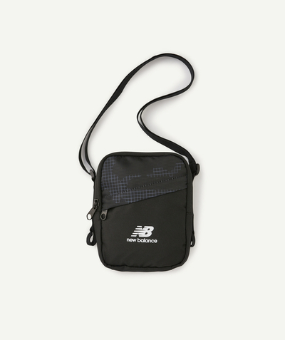 New collection Sub radius in - BLACK SHOULDER BAG WITH LOGO