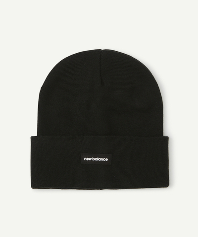 New collection Sub radius in - BLACK ACRYLIC BEANIE WITH CUFF AND LOGO