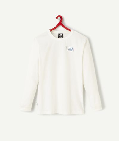 New collection Sub radius in - CHILDREN'S OFF-WHITE CREW NECK HOODIE WITH BLUE LOGO