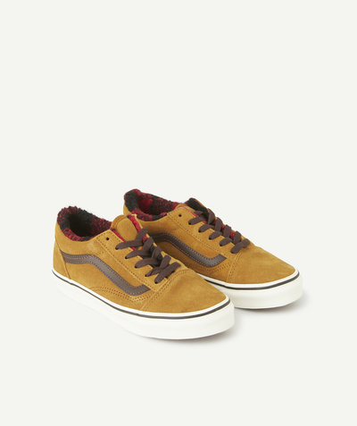 Schoenen, slofjes Afdeling,Afdeling - BROWN OLD SKOOL TRAINERS WITH LACES