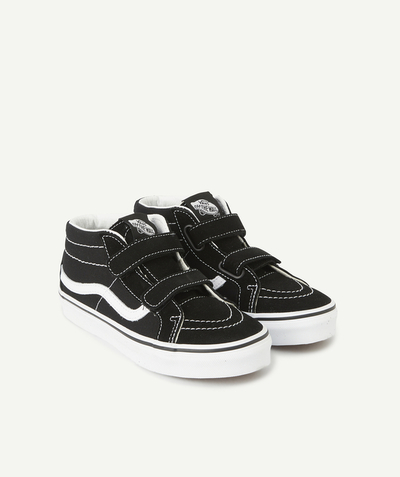 Boy radius - BLACK AND WHITE SK8 MID-TOP TRAINERS