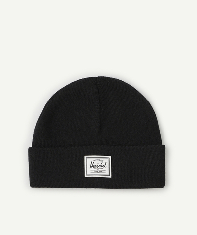 New collection Sub radius in - ELMER SHALLOW BLACK TEEN KNITTED BEANIE