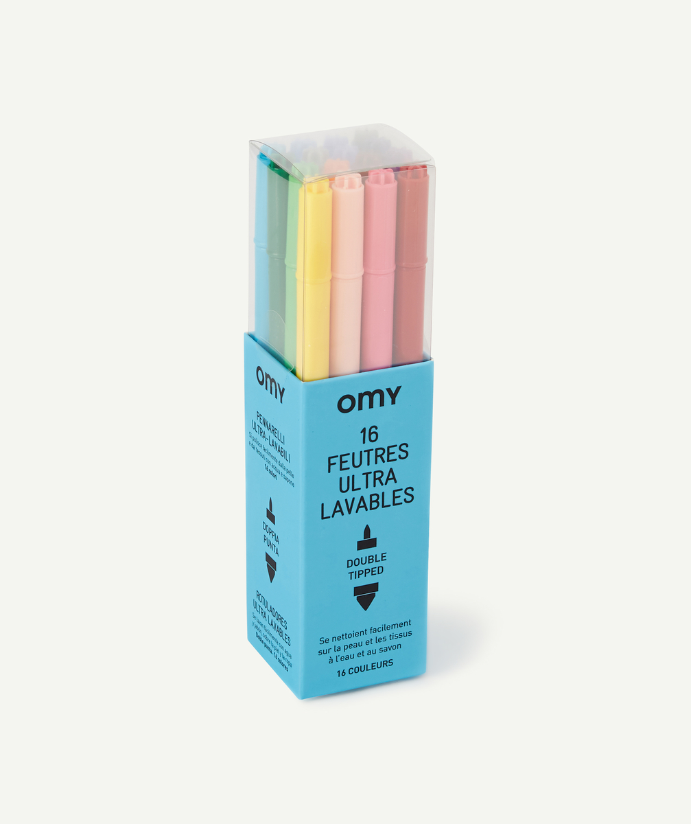 OMY® - LES 16 FEUTRES ULTRA-LAVABLES