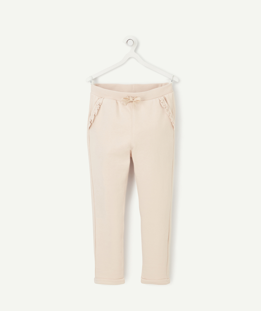 Le pantalon de jogging rose pastel aux poches volantées - 2 A