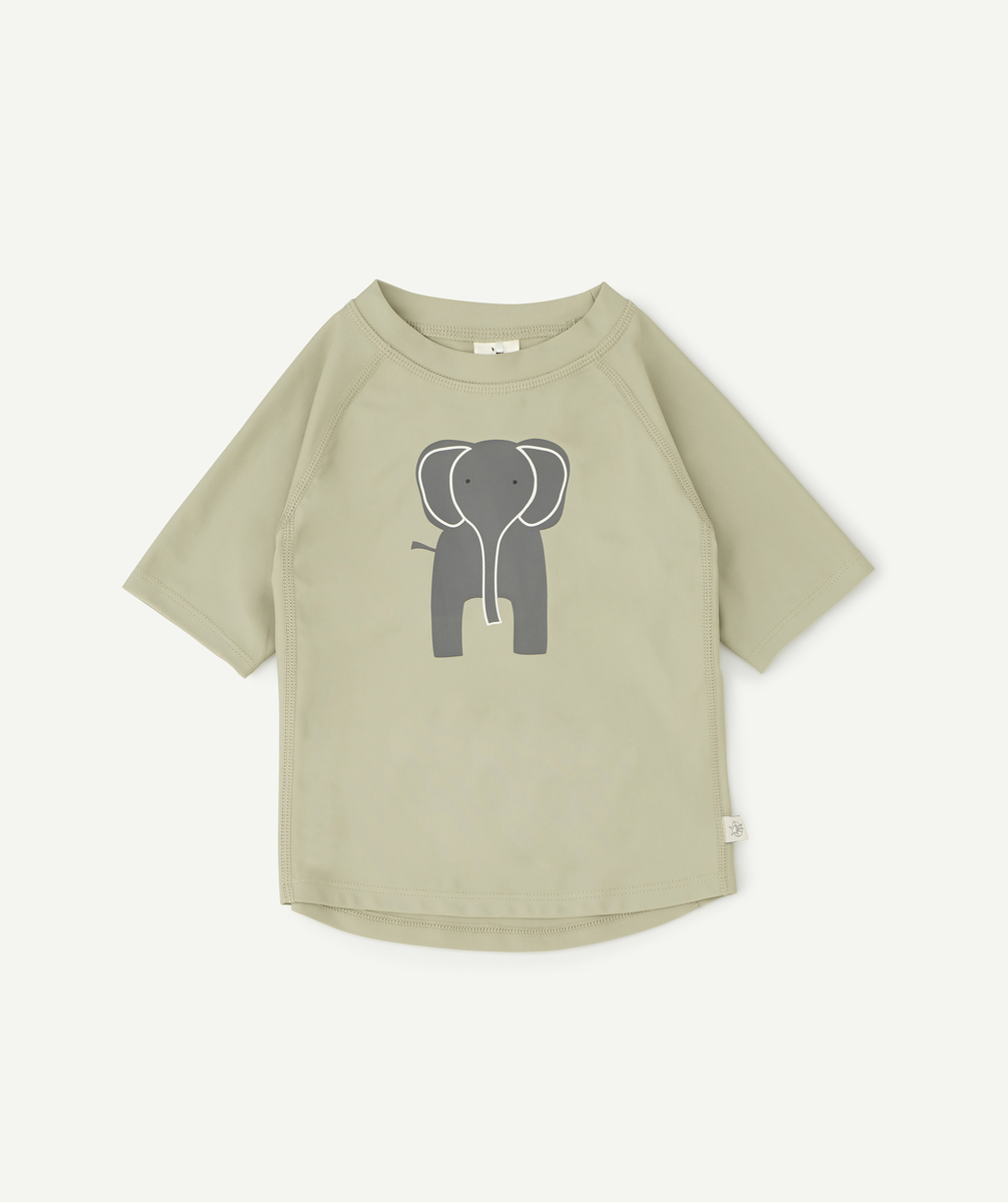 T-shirt vert élephant anti-uv bébé - 13-18M