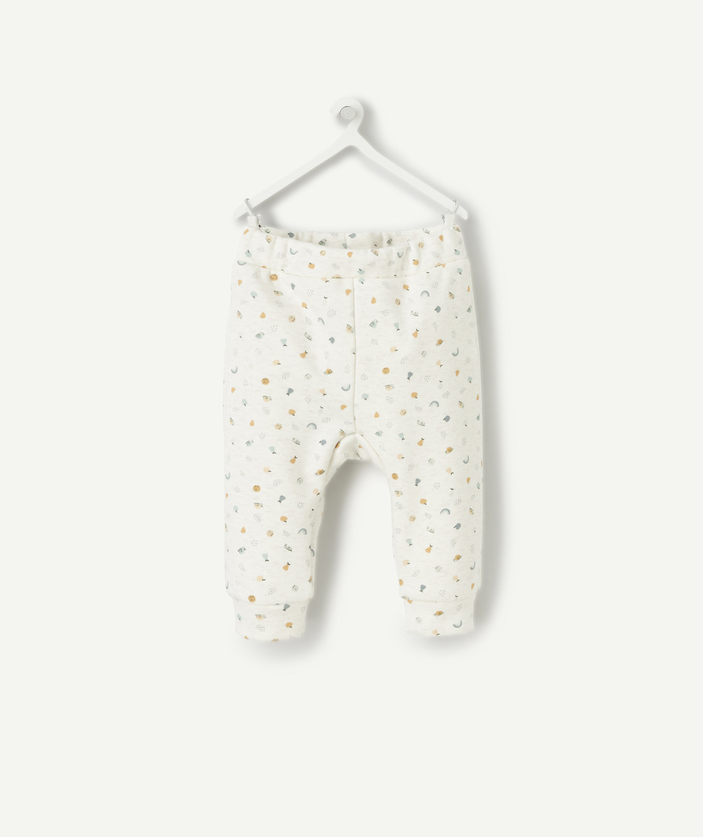 Pantalon bébé en fibres recyclées et molleton fourré - 0 M