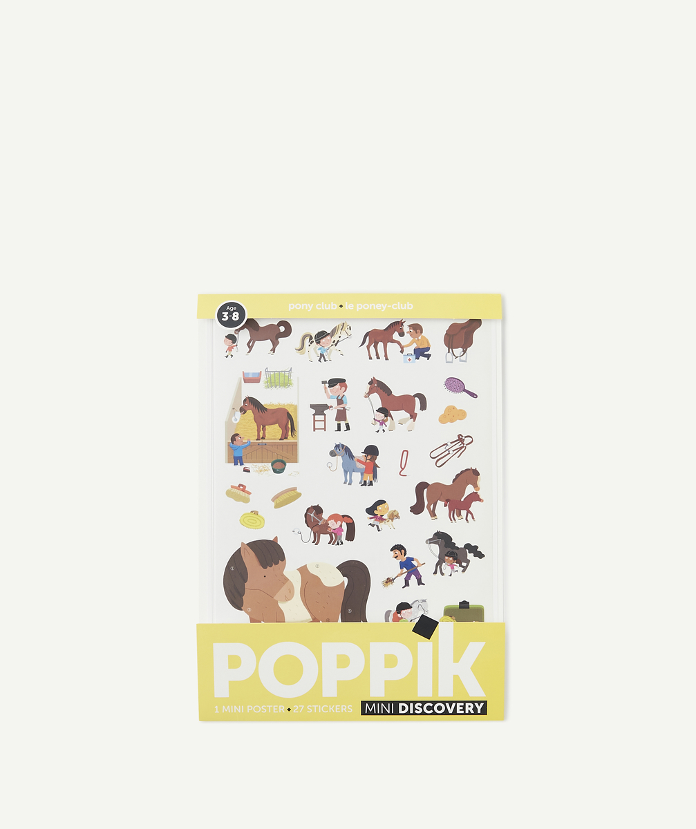 Le mini poster avec 27 stickers sur le poney club - TU